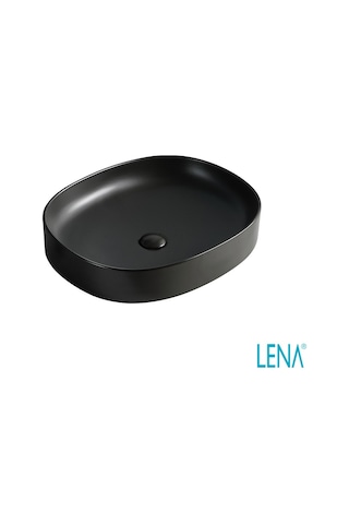 Lena EY-4712MS Tezgahüstü Lavabo Mat Siyah