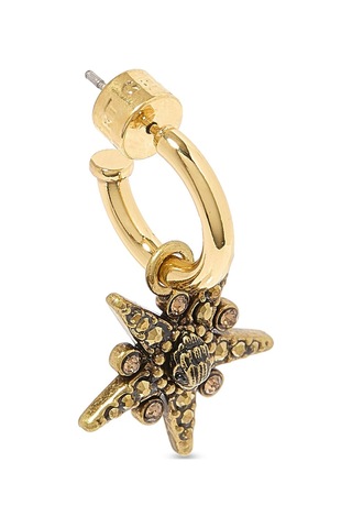 Star Huggies Kadın Küpe 2x2x0.5 Cm Altın