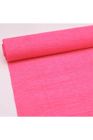 Italyan Krapon Kağıdı Çiçekçi Krep Kağıdı Grapon Kağıdı 180gr 50x250cm Pembe