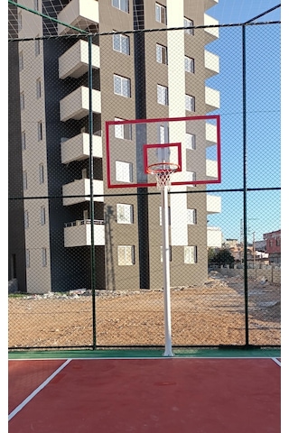 Mia Basketbol Potası 105 180 8 Mm Solid Polikarbon 45 Cm Sabit Çember