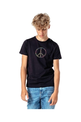 About Blank Qivi Unisex Çocuk Siyah War And Peace 2 Baskılı Sweatshirt Sfk2362-cocts, 13-14 Yaş Acı Kahverengi