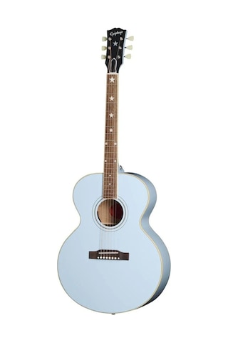 Epiphone J-180 Ls Elektro Akustik Gitar Frost Blue