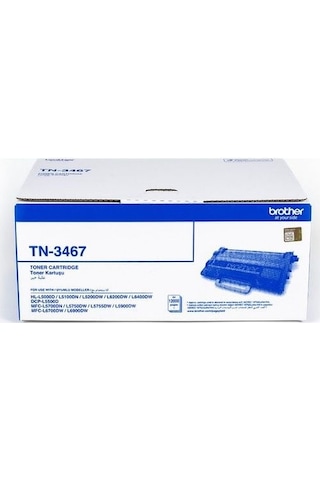 Brother Tn 3467 Siyah Toner 12000 Sayfa Brother Tn 3467 Siyah Toner 12000 Sayfa