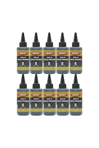 Ekoset Canon G3411 G4411 Uyumlu Siyah Mürekkep 100 ML 10'lu Set