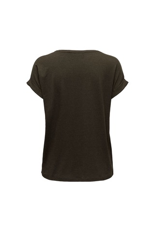 Only Onlmoster S/s O-neck Top Noos Jrs Kadın Kahverengi T-shirt - 15106662