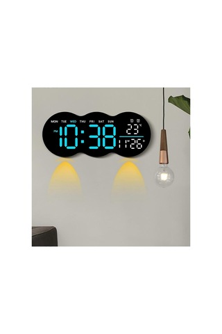 Akıllı Led Zamanlayıcı Saat Çift Alarm, Geri Sayım & Uzaktan Kumanda Özellikli Çok Renkli
