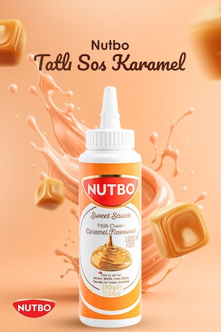 Tatlı Sos Karamel Aromalı - Waffle&krep&pankek&churros& San Sebastian& Kruvasan& Dondurma Sos 330 Gr