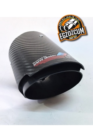 90 Mm. Msport Logolu Tekli Siyah Akrapovic Egzoz Ucu