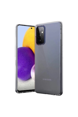 Newface - 331 - Samsung Galaxy A72 Kılıf Lüx - Matxzngz - Şeffaf Silikon