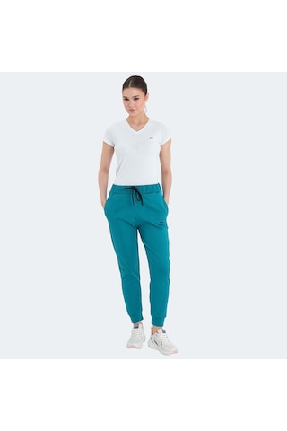 Slazenger VETERAN RBN Kadın Cepli Turkuaz Eşofman Altı