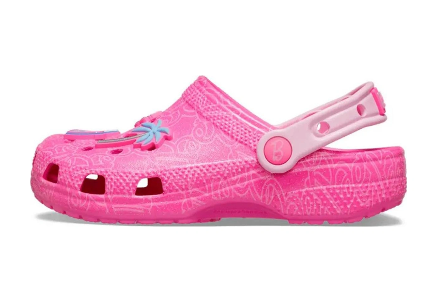 Crocs Classic Clog K Barbie Pembe Çocuk Terlik-10860 Pembe