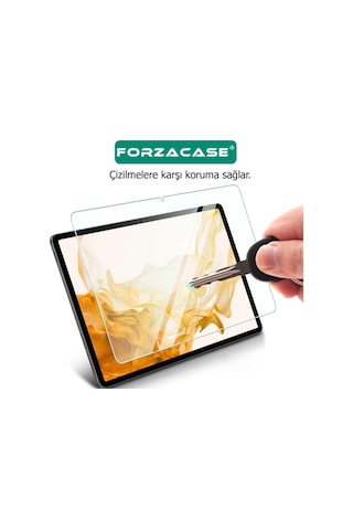 Forzacase Apple Uyumlu iPad Air 11 2024 11 İnch İle Temperli Kırılmaz Cam Ekran Koruyucu - Fc021