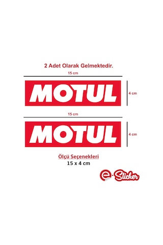 2 Adet Motul Yağ Sticker Motosiklet Sticker Araba Cam Sticker (364097674)