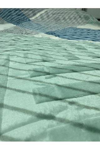 Aksu Tek Kişilik Battaniye Çantali Renkli