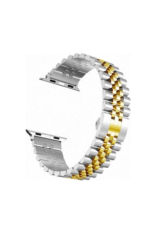 Watch 40mm Uyumlu Krd-36 Metal Mkst Kordon-gümüş-gold