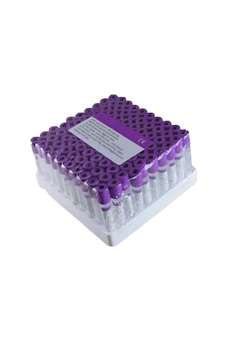 Vacusera K2Edta Vakumlu Edtalı Hemogram Kan Alma Tüpü 2 ML 100'lü