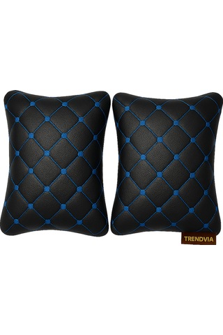 Tofaş Şahin Doğan Kartal Yüksek Ön Göğüs Siyah-mavi Torpido Kılıfı / Siyah-mavi Boyun Yastığı