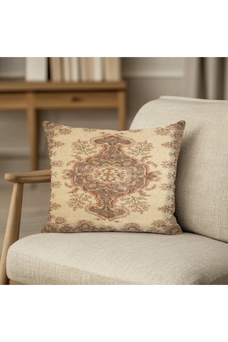 Turkıshrug Kıngdom Canlı Boho Desenli Yastık Kılıfı Kare 43 X 43 Çok Renkli