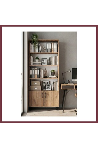 Storeşahin Çok Amaçlı Kitaplık Suntalam Kahverengi 75x190 Shn0720