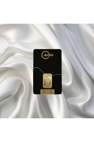 10 Gr 24 Ayar Ard Gram Altın