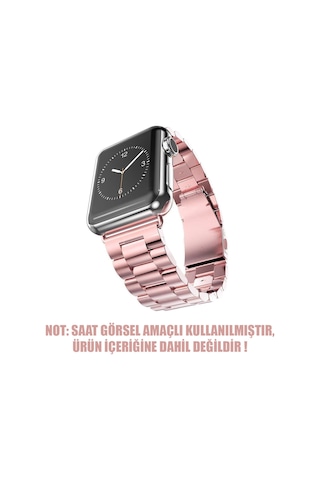Microsonic Apple Uyumlu Watch SE 2022 40 MM Metal Stainless Steel Kordon
