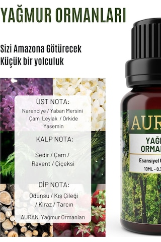 Auran Yağmur Ormanları Esansiyel Uçucu Yağı 10 ML