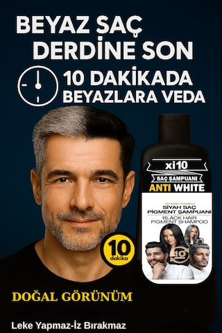 Xi10 Beyaz Kapatıcı Şampuan 300 ML