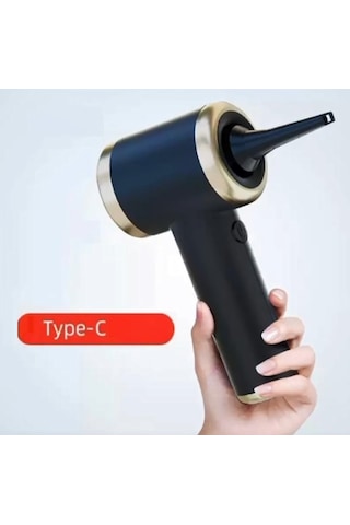 Mini Kablosuz Elektrikli Süpürge, 3'ü 1 Arada Kablosuz Mini El Süpürgesi 3'ü 1 Arada Araç Süpürgesi, 4 Çıkışlı El Süpürgesi, Kablosuz, Islak Ve Kuru, Ev, Araba İçin Siyah