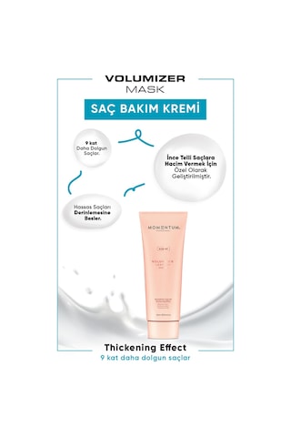Momentum Volumizer Durulanmayan Saç Maskesi 250 ML