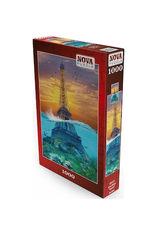 Nova 1000 Parça Sürreal Eyfel Kulesi Puzzle