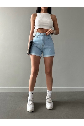 Viking'S Line Mom Denim Şort