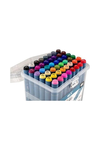 Rich Art X Sketch Marker Duo Çift Uçlu Marker Kalem 48 Renk Set 18049
