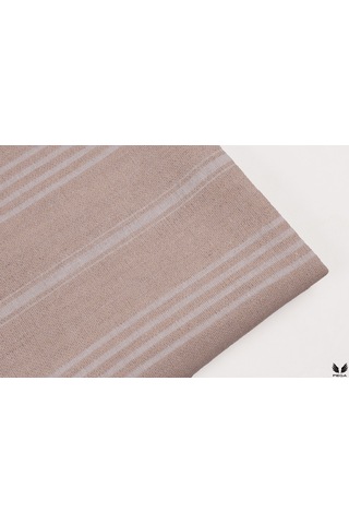 Pega Sultan Peştamal %100 Koton Açık Bej Plaj Havlusu 90 x 170 CM