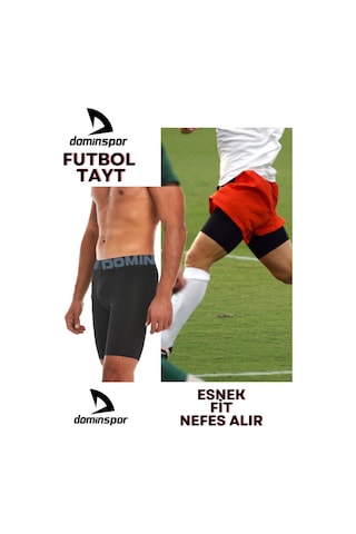 Domin Spor Futbol Diz Üstü Kısa Tayt