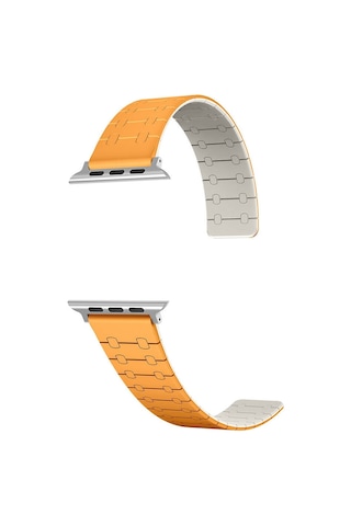 Apple Uyumlu Watch Ultra/ultra2 49mm İle 20mm Çizgili Desenli Silikon Kordon