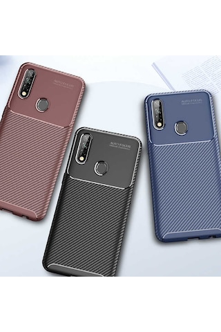 Oppo A31 Kılıf Zore Negro Silikon Kapak Siyah