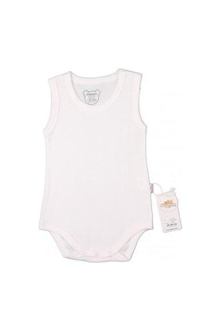 Mini Damla Body Askılı Penye Ekru