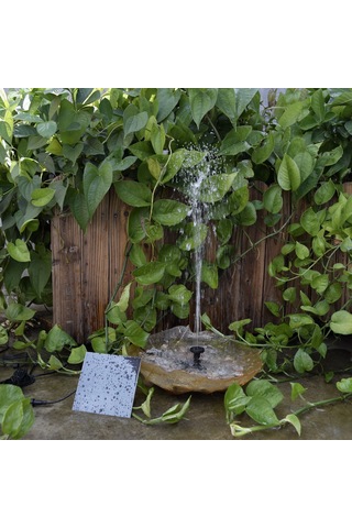 Youmex Güneş Enerjili Sürekli Akışlı Pompa - Yüksek Verimli, Hızlı Başlangıç, 170l/saat, 75cm Lifting, 20000+ Saat Ömür, Siyah