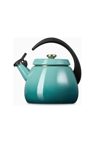 Le Creuset Su Isıtıcısı Çanı 2,1 L, Emaye Karbon Çelik, Şık Ve Dayanıklı Su Isıtıcılar Turkuaz 9