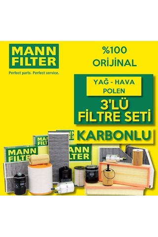 Hyundai i30 1.6 CRDI Mann-Filter Filtre Bakım Seti 2017-2019