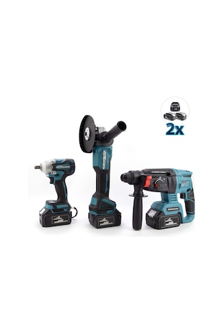 Dawreek Üçlü Set MK350 2B1Ş (Ş.Spral+S.Sıkma+Ş.Hilti)
