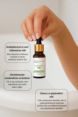 Insane Naturale Aloe Vera Yağ 20 Ml