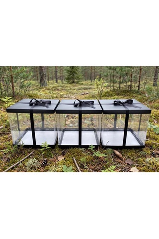 Damat Çeyiz Kutusu 30 30 30 Asetatlı 3 Adet