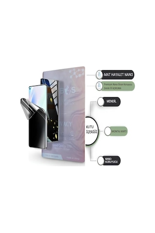 Meızu 18 Pro Nano Ekran Koruyucu Ultra İnce Esnek - Mat Hayalet Umbos
