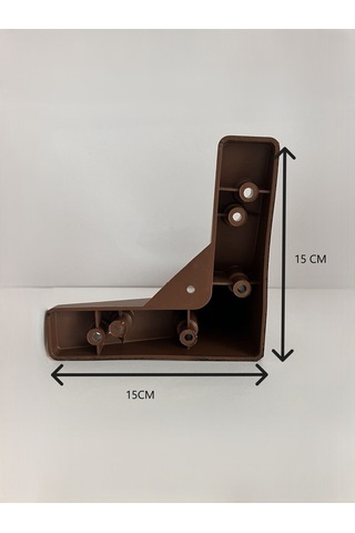 Homdep Kanepe Koltuk Tv Ünitesi Konsol Yükseltme Paris Model Plastik Ayak 15 Cm Ceviz - 4 Adet - Ceviz