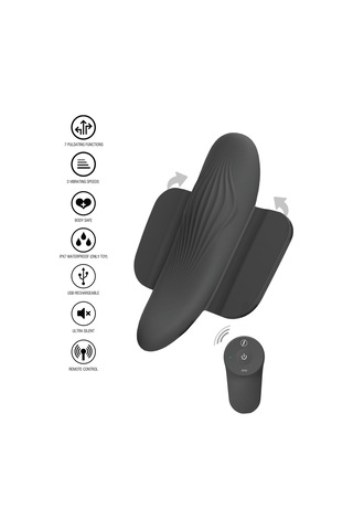 Toyjoy Kalli Külot Vibratör Slip Vibratör - Silikon, Siyah