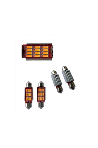Canbus Turuncu 36mm Sofit Led Ampul Araç İçi Aydınlatma