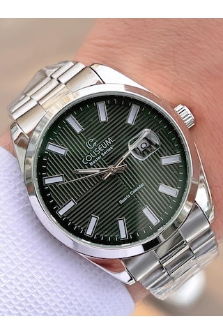 Coliseum Çelik Kordon Takvimli Kadran Kutulu Seri Erkek Kol Saati Ft.rl.8742.s1 Gri