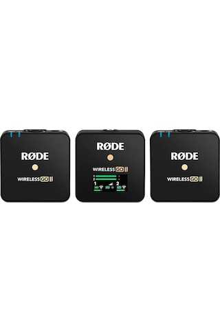 Rode Wireless Go II 2 Kişilik Kablosuz Yaka Mikrofonu