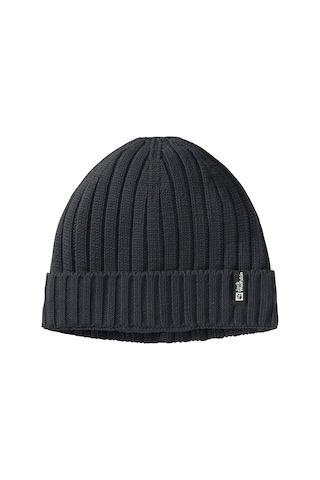Jack Wolfskın Jack Wolfskin Rib Knit Beanie Unisex Bere 6000 Siyah